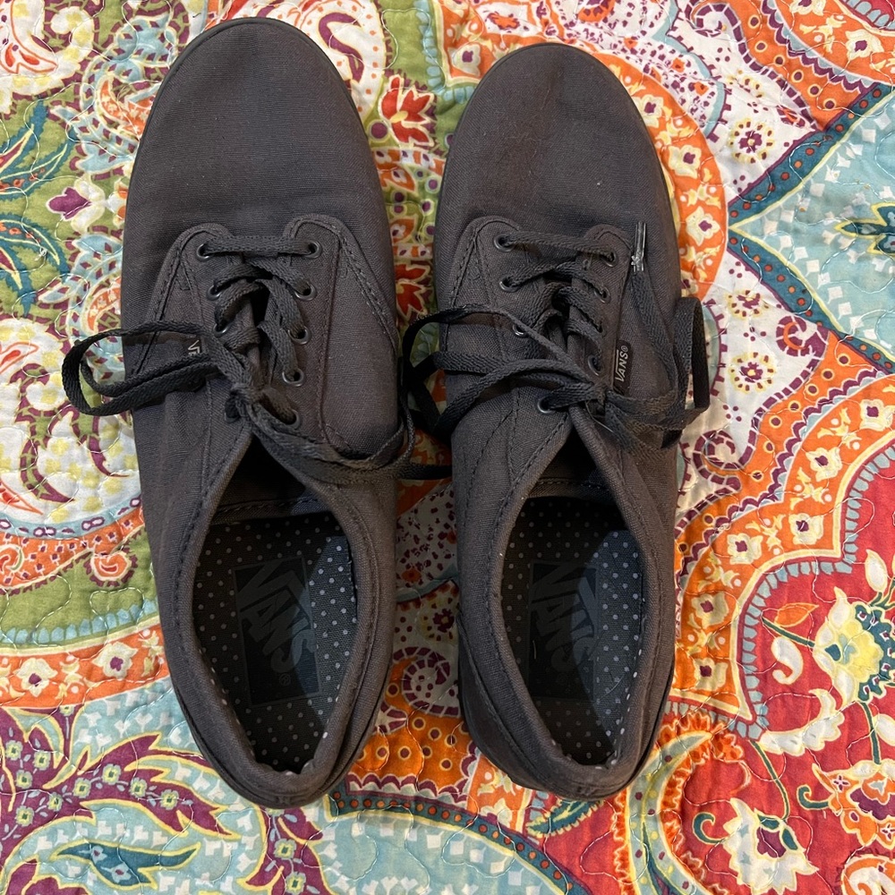 Vans. Dark grey. Size 9.